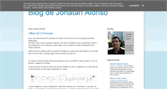 Desktop Screenshot of jonatanalonso.tecnofor.es
